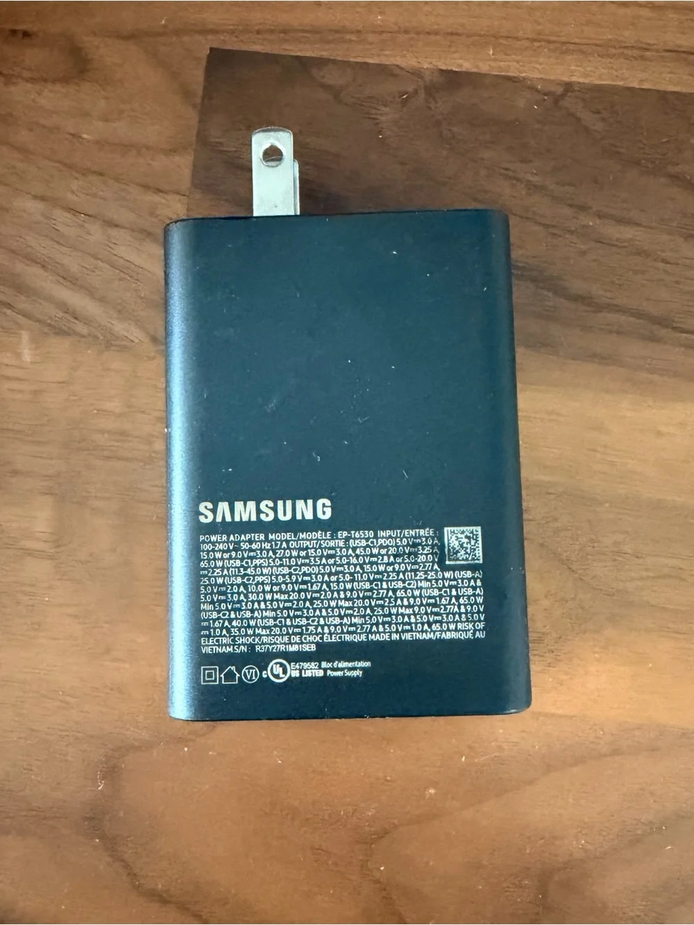 SAMSUNG 65W Trio Power Adapter (EP-T6530)